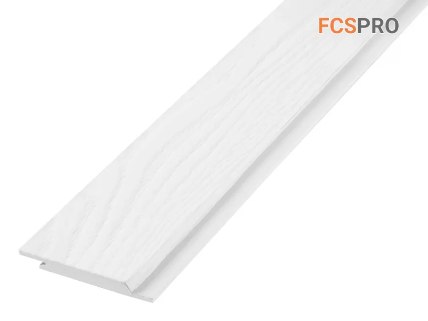 Фиброцементный сайдинг FCSPRO Click Shtil F01 (Белый минерал) купить в Сургуте