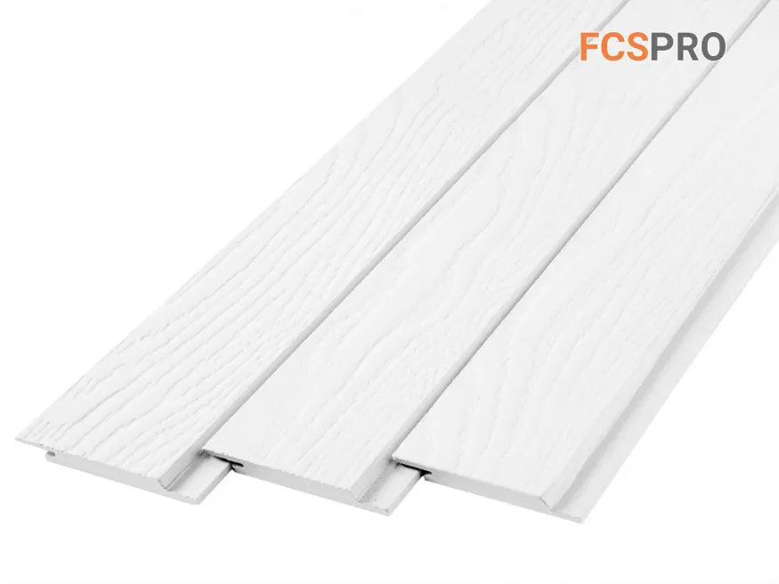 Фиброцементный сайдинг FCSPRO Click Shtil F01 (Белый минерал) купить в Сургуте