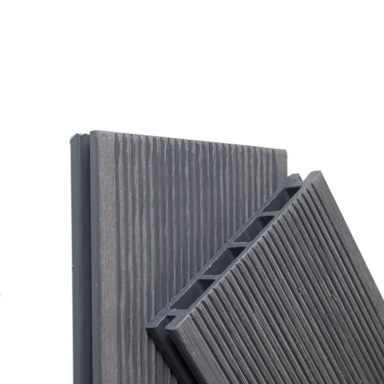 Террасная доска Экодекинг Титан 3D, Серый купить в Сургуте