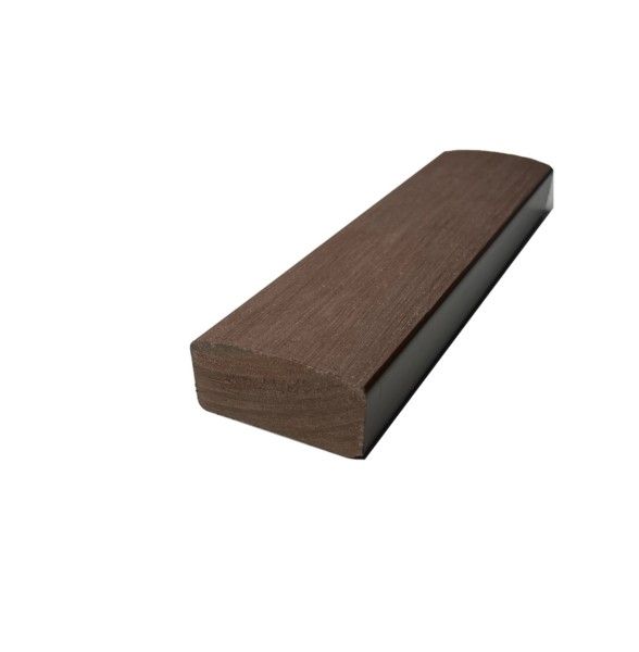 Лавочный брус Ecodecking Некст полнотелый брашированный, Шоколад купить в Сургуте