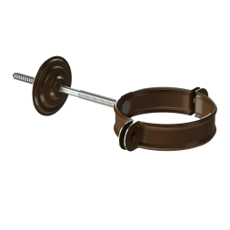 Хомут для водостока Docke Stal Premium, цвет Каштан