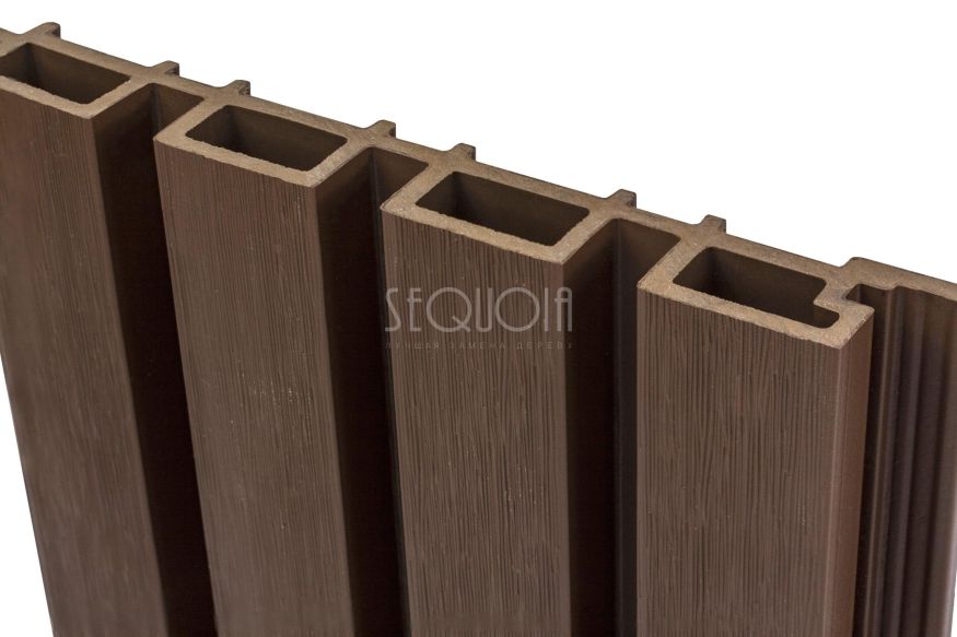 Доска фасадная SEQUOIA co-extrusion Коричневая купить в Сургуте