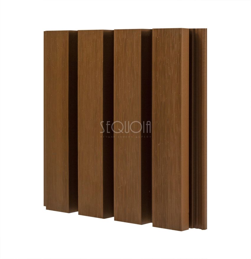 Доска фасадная SEQUOIA co-extrusion Светло-коричневая купить в Сургуте