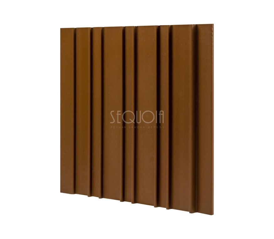 Доска фасадная SEQUOIA co-extrusion Светло-коричневая купить в Сургуте