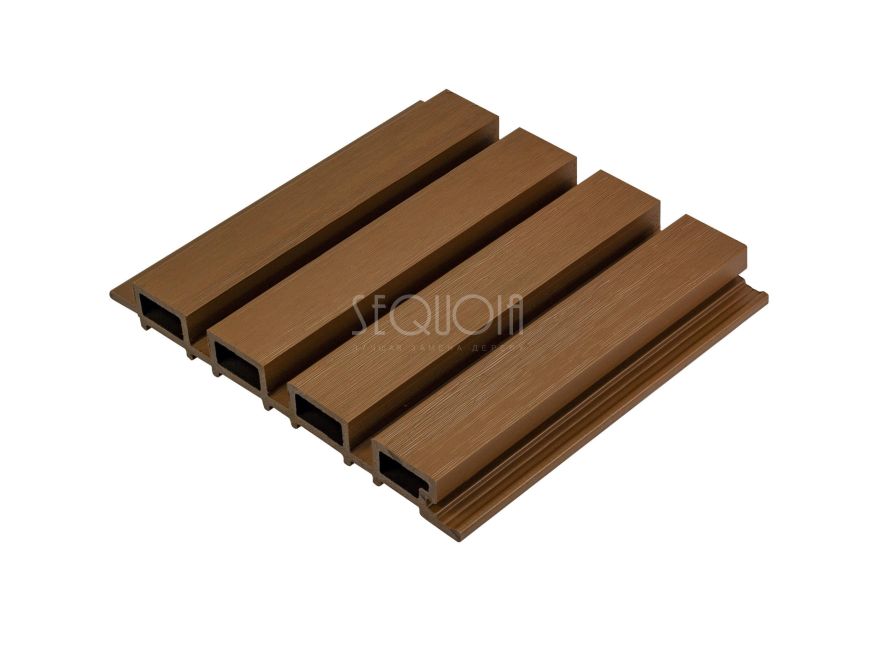 Доска фасадная SEQUOIA co-extrusion Светло-коричневая купить в Сургуте