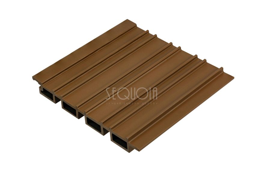 Доска фасадная SEQUOIA co-extrusion Светло-коричневая купить в Сургуте
