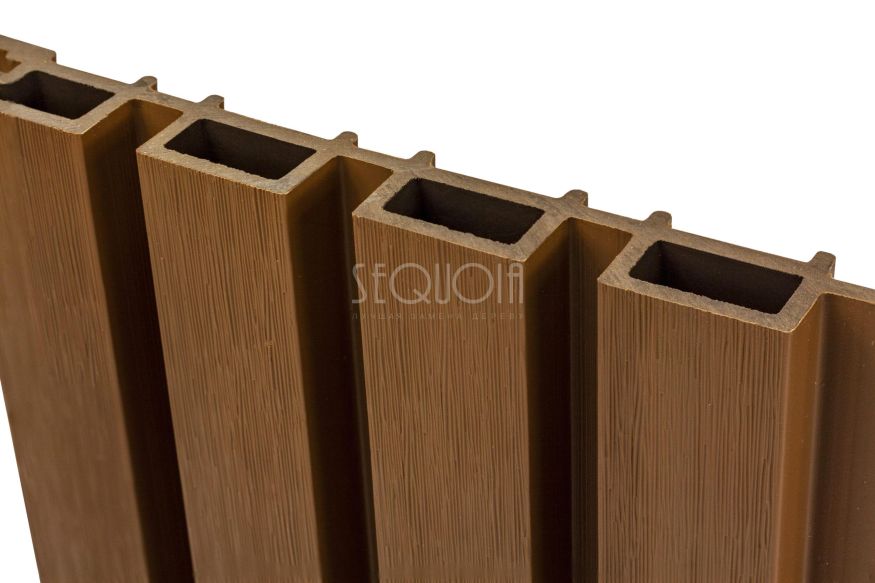 Доска фасадная SEQUOIA co-extrusion Светло-коричневая купить в Сургуте