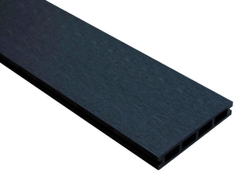 Террасная доска ДПК Outdoor Вельвет шлифованная черного цвета купить в Сургуте