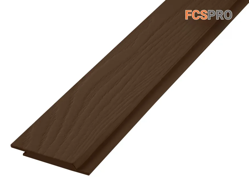 Фиброцементный сайдинг FCSPRO Click Shtil F21 (Коричневая глина) купить в Сургуте