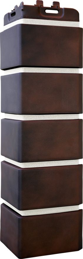 Угол наружный Grand Line, Клинкерный кирпич Design Plus, Кофе с белым швом купить в Сургуте