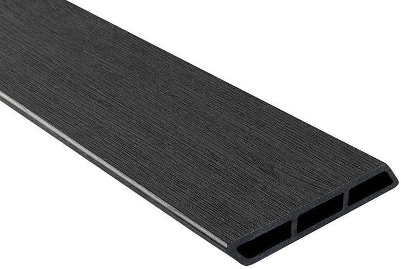 Доска Ромбус 3D ДПК Outdoor STORM BLACK черного цвета купить в Сургуте