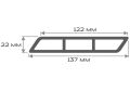 Доска Ромбус 3D ДПК Outdoor STORM BLACK черного цвета купить в Сургуте
