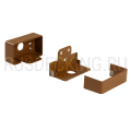 Комплект крепления перил прямое RusDecking Unodeck Орех купить в Сургуте