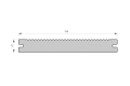 Террасная доска Экодекинг Топ полнотелая, Шоколад купить в Сургуте
