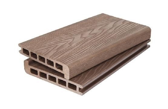 Ступень 3D GardenParkett с древесной текстурой Светло-коричневого цвета купить в Сургуте