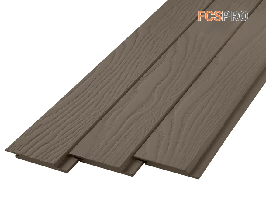 Фиброцементный сайдинг FCSPRO Click Shtil F64 (Серая глина) купить в Сургуте