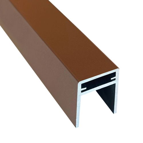 Алюминиевый П-профиль EasyDecking Коричневый купить в Сургуте