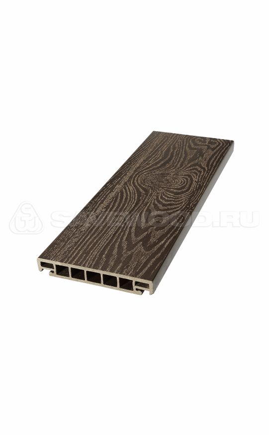Террасная доска ДПК SaveWood, SW Salix (S) (T), Темно-коричневый купить в Сургуте