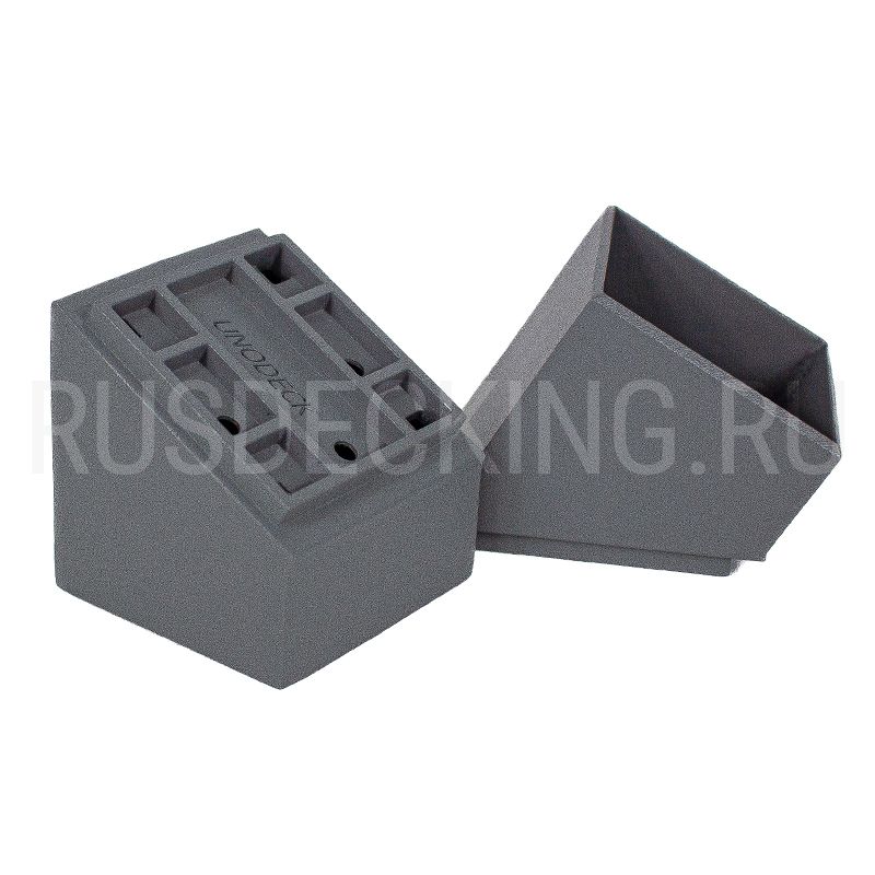 Крепление балясины наклонное RusDecking Unodeck Серый купить в Сургуте
