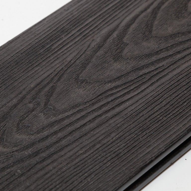 Террасная доска Ecodecking Комфорт 3D Графит купить в Сургуте