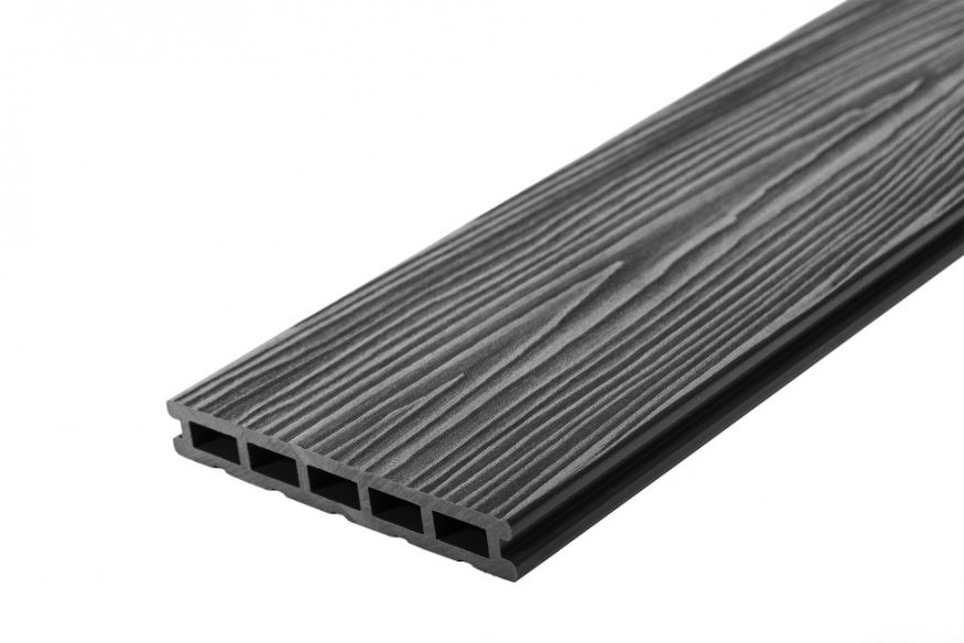 Террасная доска ДПК RusDecking Unodeck Mogano - Графит купить в Сургуте