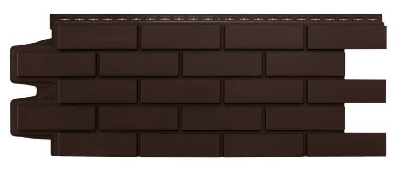 Фасадные панели Grand Line, Клинкерный кирпич Classic, Шоколадный купить в Сургуте