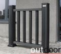 Ограждение из ДПК Outdoor Classic 3D STORM черного цвета купить в Сургуте