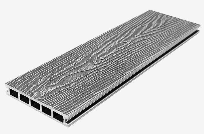 Террасная доска ДПК RusDecking Unodeck Vintage - Серый купить в Сургуте