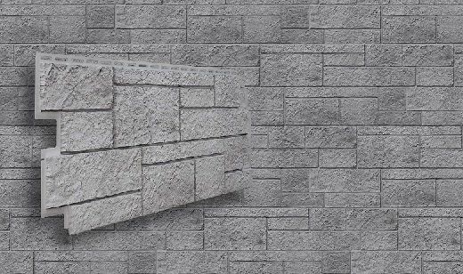 Фасадная панель VOX Sandstone (Сандстоун) светло-серого цвета купить в Сургуте