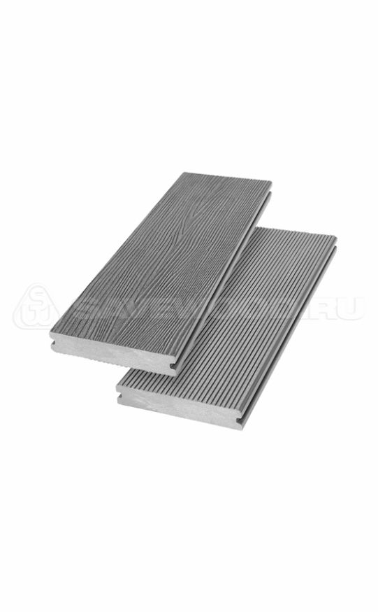 Террасная доска ДПК SaveWood, SW Abies (R), Пепельный купить в Сургуте