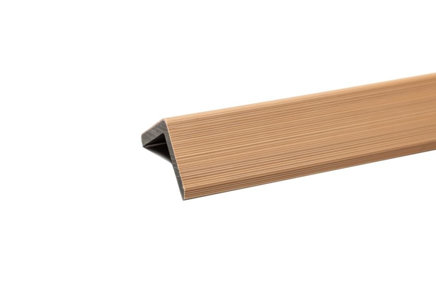 Уголок торцевой Ecodecking Скай коэкструзия Бук купить в Сургуте