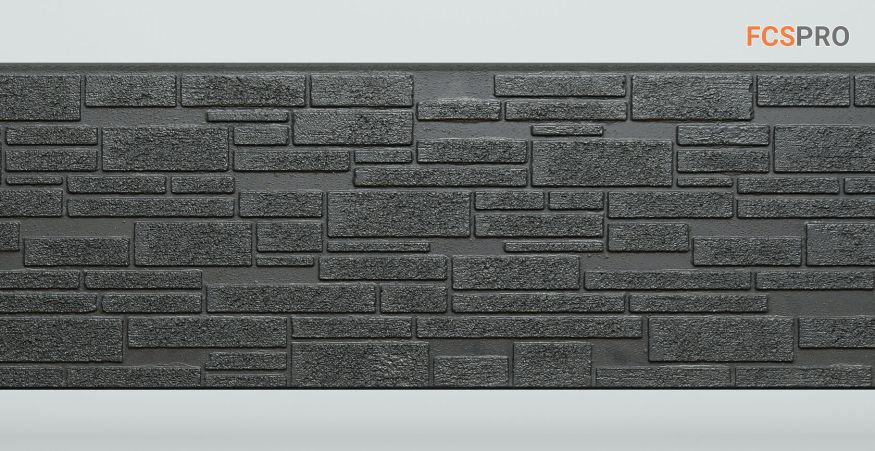 Фиброцементные панели FCS Simple АА1 (под камень) купить в Сургуте