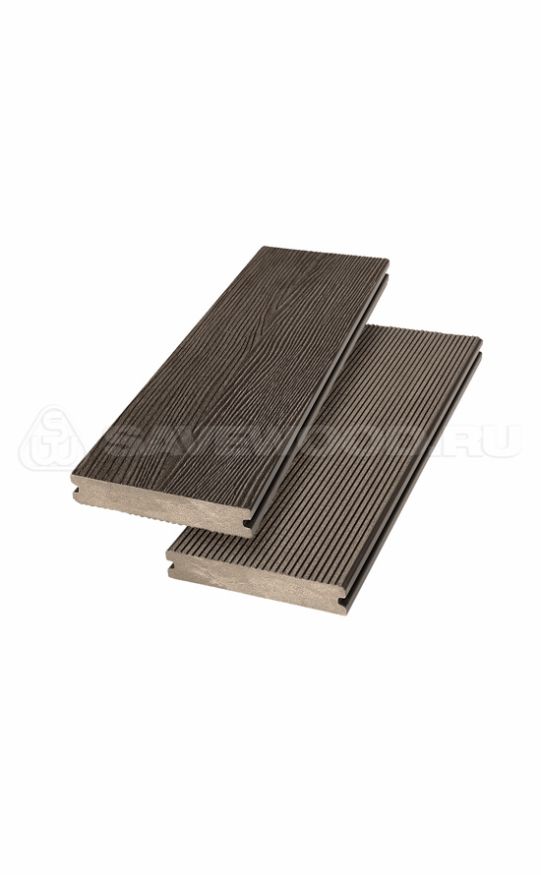 Террасная доска ДПК SaveWood, SW Abies (R), Темно-коричневый купить в Сургуте