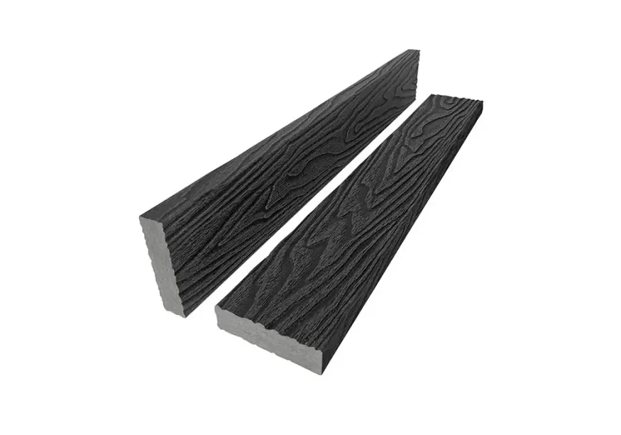 Брус лавочный 3D-тиснение 20×80 — Графит купить в Сургуте