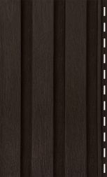 Сайдинг Ю-Пласт, Тимберблок, Рейка фасадная, Орех тёмный