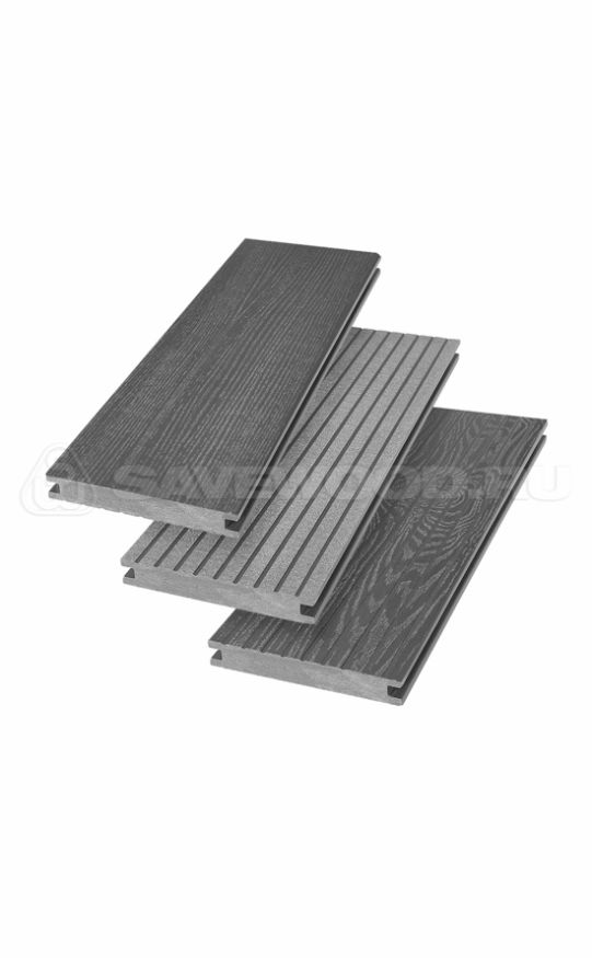 Террасная доска ДПК SaveWood, SW Fraxinus (R), Графит купить в Сургуте