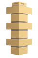 Угол Docke, Standard, Flemish (Флемиш) Жёлтый купить в Сургуте