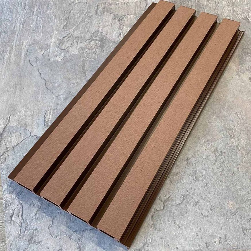 Фасадная реечная панель EasyDecking, Wood-X, Коричневый купить в Сургуте