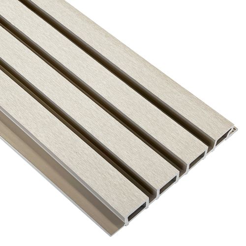 Фасадная реечная панель EasyDecking, Wood-X, Бежевый купить в Сургуте