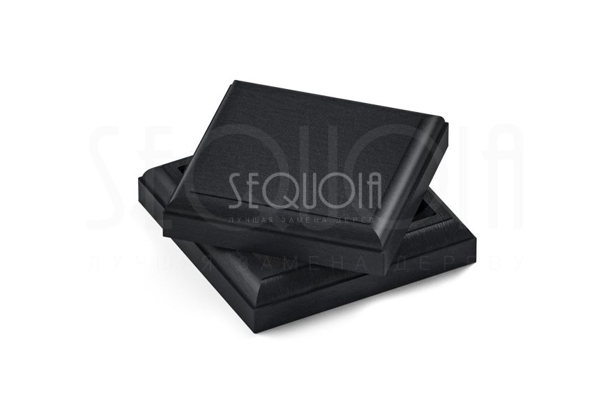 Комплект крышка и юбка для столба SEQUOIA BLACK купить в Сургуте