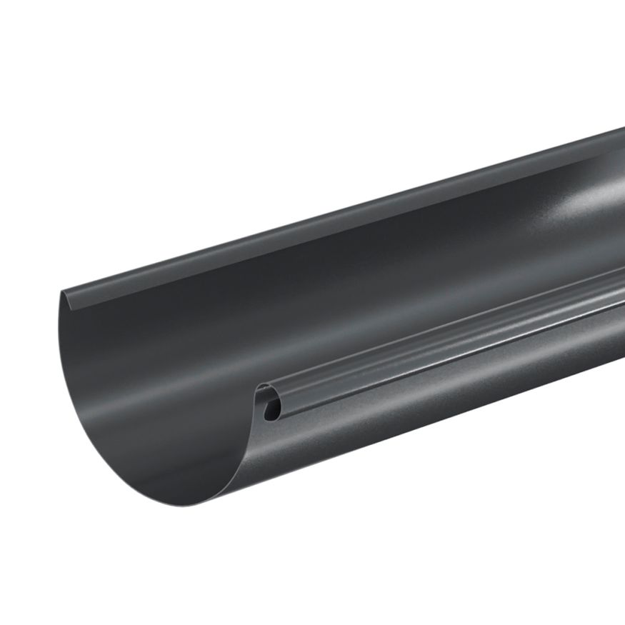 Желоб водосточный Aquasystem, PU MATT, RAL 7024 Тёмно-серый 125/90 купить в Сургуте