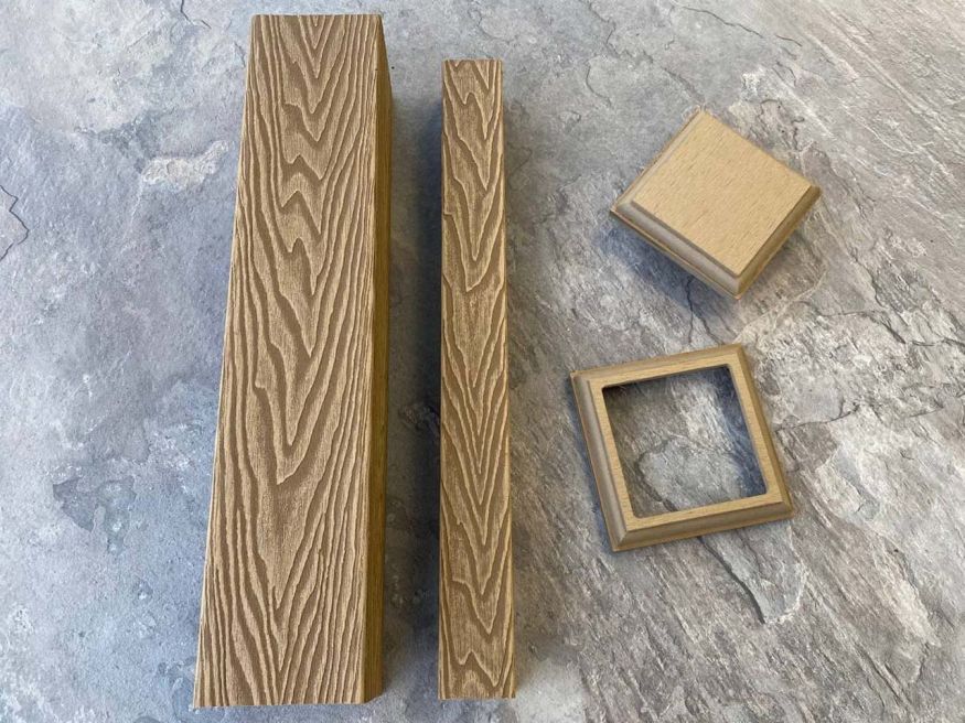 Столб для ограждения из ДПК EasyDecking, Wood-X, Дуб купить в Сургуте
