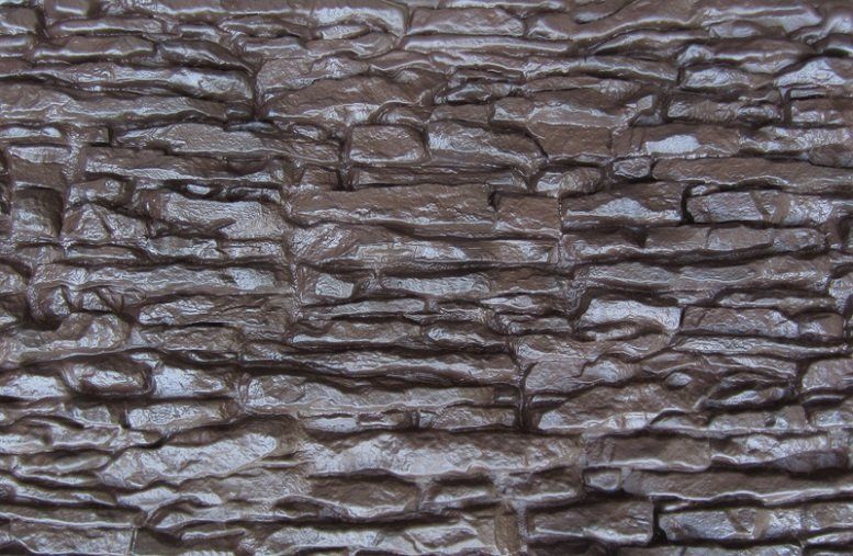 Фасадная панель Аэлит Пласт крупного формата, коричневая. купить в Сургуте
