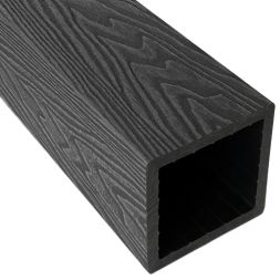 Столб для ограждения из ДПК EasyDecking, Wood-X, Черное дерево