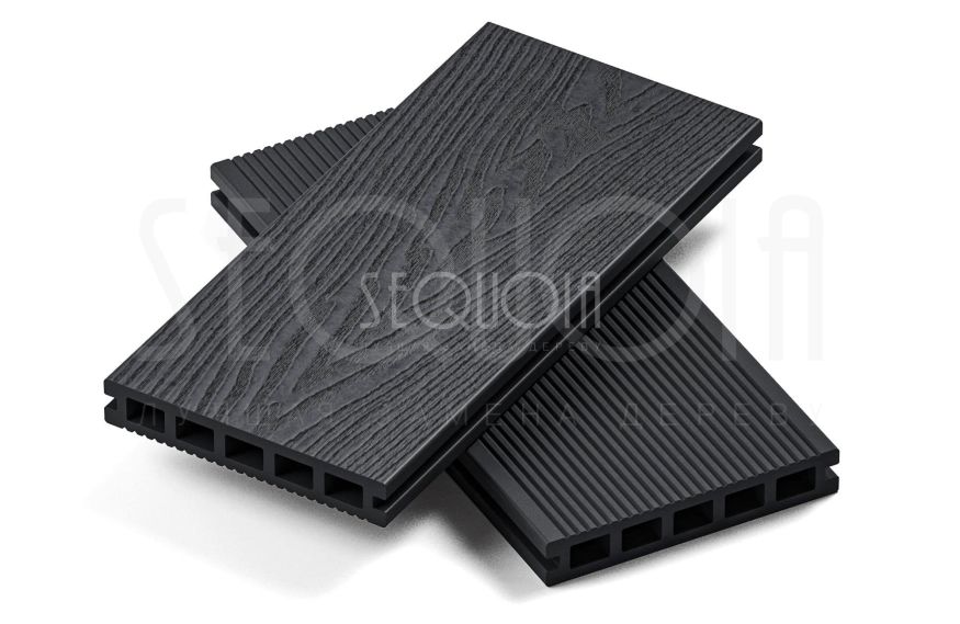 Доска террасная ДПК 3D SEQUOIA Evolution WOOD BLACK купить в Сургуте