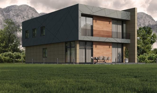 Фиброцементные панели Roofas COLOR Line Серый купить в Сургуте