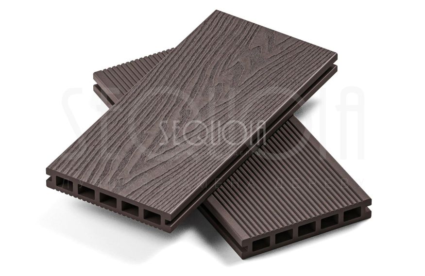 Доска террасная ДПК 3D SEQUOIA Evolution BROWN купить в Сургуте