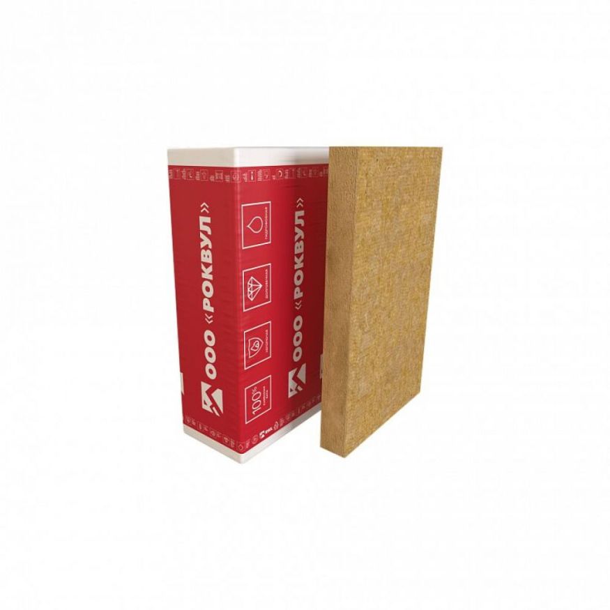 Утеплитель Rockwool ФАСАД БАТТС Д Оптима 150х600х1200/2шт/1.44м2/0.216м3 (32упак/палл) Rockwool купить в Сургуте