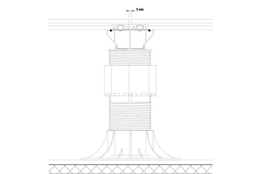 Лага Алюминий Holzhof HILST JOIST стыковочная PRO MAX купить в Сургуте