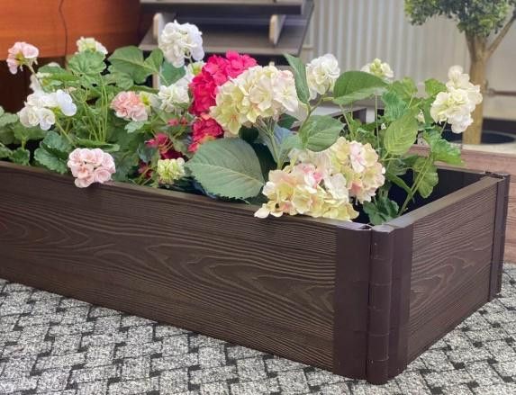 Доска для грядок и клумб из ДПК 3D, 25х150х2950, цвет венге купить в Сургуте